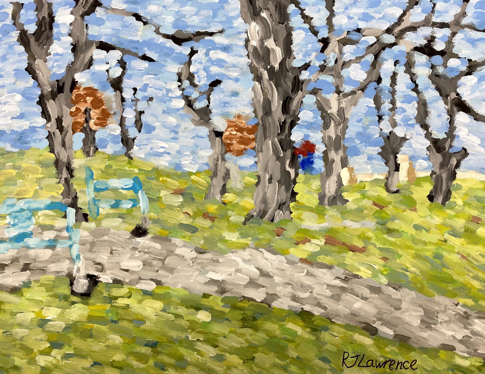 ‘Some Trees at Pool Park’